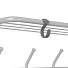 Вешалка настенная 6 крючков, с полкой 80, 73х22х26.5 см, ЗМИ, ВСП 7 БС, белое серебро - фото 5