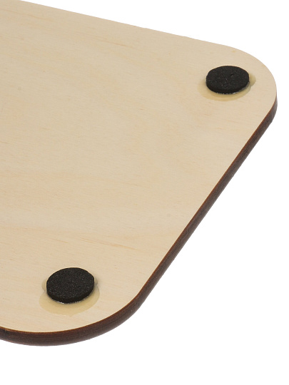 Подставка под горячее, дерево, квадратная, 18 см, Подарки, С-94