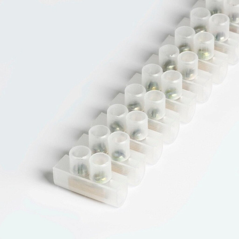 Колодка клеммная 15 А, 12 шт, 12 мм, Smartbuy, SBE-tb-15-12
