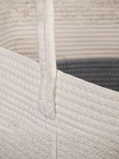 Корзина 50х33х33 см, круглая, плетеная, хлопок, Y6-6560