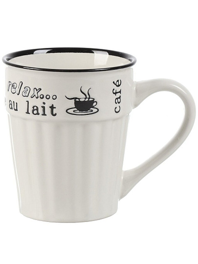 Кружка керамика, 420 мл, Кофе брейк, B060774, в ассортименте