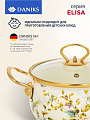 Кастрюля эмалированная сталь, 2 л, крышка стекло, Daniks, Elisa, Y4-8959, индукция - фото 6