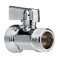 Кран для воды (мини), 1/2&amp;quot;х3/4&amp;quot;, ш-ш, латунь, ручка-флажок, MasterProf - фото 3