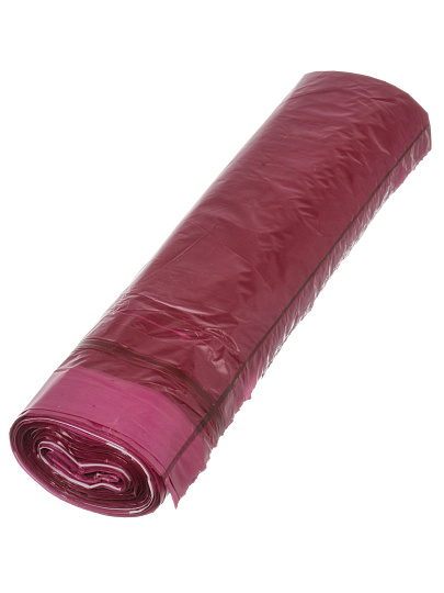 Пакеты для мусора 30 л, 15 шт, с завязками, Марья Искусница, 70203, бордо