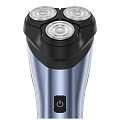 Электробритва аккумуляторная, Polaris, PMR 0613RC wet&amp;amp;dry 4D PRO 5 blades, роторная, сухое/влажное бритье, 5 Вт, 3 бритвенные головки, 5 лезвий, синий металик, 020885 - фото 5