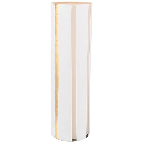 Ваза "cilindro glamour white" высота 50 см. диаметр 15 см, 316-1639