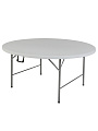 Стол садовый металл, Green Days, Марьяна Max, 180х180х74 см, круглый, пластиковая столешница, к набору ZY-180+YC-050x6 - фото 6