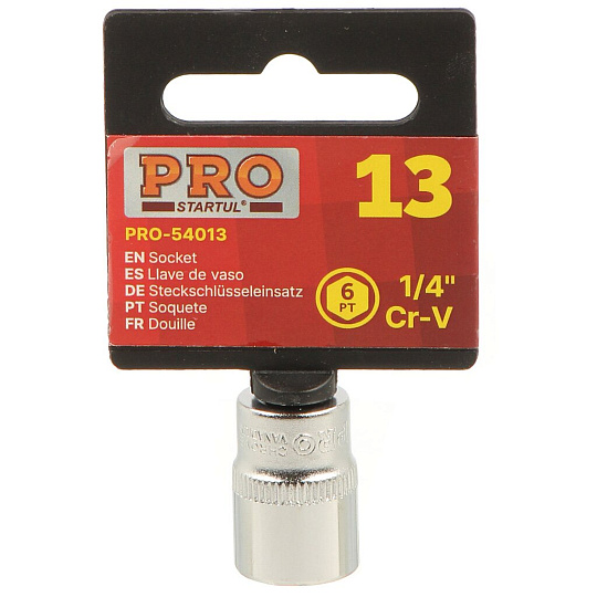 Головка торцевая 6-гранная, 1/4&quot;, 13 мм, Startul, PRO-54013