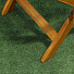 Мебель садовая Green Days, Дуэт Wood, дерево, стол, 55х55х72 см, 2 стула, 120 кг, BS-DT02 - фото 4