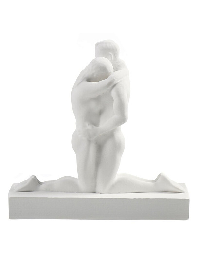 Фигурка декоративная гипс, Объятия, 22х22х22 см, белая, 10 1240 0000