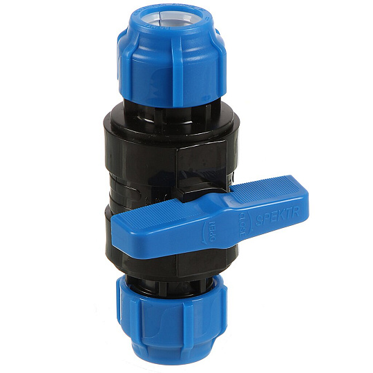 ПНД кран d25 мм, Spektr