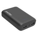 Аккумулятор внешний Smartbuy, S-10000, 2.1 А, 10000 мА·ч, 2 USB, черный, SBPB-870