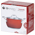 Кастрюля нержавеющая сталь, 4.7 л, крышка стекло, Daniks, Валетта, QS-2-22/GS-01616-22CA, индукция - фото 6