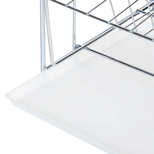 Сушилка для посуды, с поддоном, 39х30х25.5 см, оцинкованная, разборная, Юнитрейд, тнп-6.2