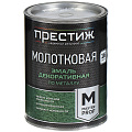 Эмаль Престиж, с молотковым эффектом, быстросохнущая, алкидная, полуглянцевая, серая, 0.8 кг