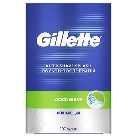Лосьон после бритья, Gillette, Cool Wave, 100 мл, GLS-81472553