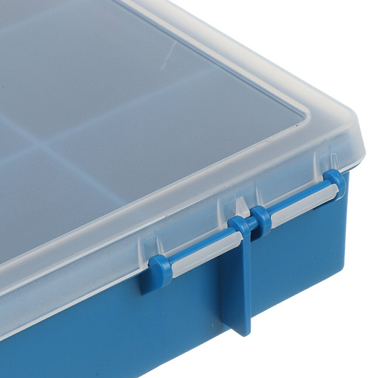 Ящик-органайзер для инструмента, 28х18.5х6 см, пластик, Bartex, 00361, 9/2 ячеек, 2780355082