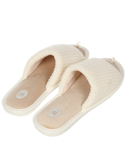 Тапки для женщин, полиэстер, в ассортименте, р. 39, открытые, Lucky Land, 5095W-PVC-O