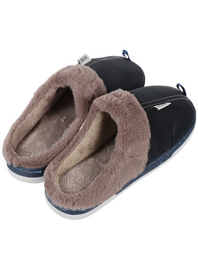 Тапки для женщин, серые, р. 40-41, закрытые, махровые, A210091