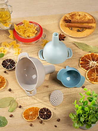 Воронка пластик, 3 штуки, Daniks, Y4-7875