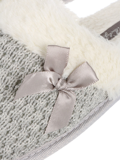 Тапки для женщин, текстиль, р. 38-39, закрытые, 248-182-12