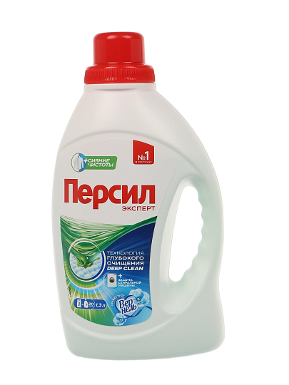 Гель для стирки Персил, 1.3 л, для белого белья, свежесть от Вернель