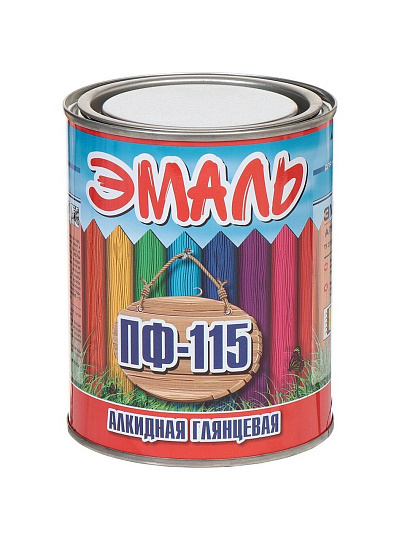 Эмаль Zabor, ПФ-115, алкидная, глянцевая, черная, 0.8 кг
