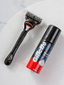 Набор подарочный для мужчин, Gillette, Fusion, пена для бритья 50 мл, станок для бритья c 1 кассетой - фото 2