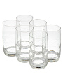 Стакан 330 мл, стекло, 6 шт, Glasstar, Волны 3, высокий, T1 9369