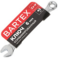 Ключ комбинированный, Bartex, 6 мм, CrV сталь, Эко