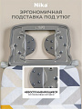Доска гладильная 122х40 см, подставка для утюга, встроенная розетка, удлинитель 1.6 м, Nika, Н10, в ассортименте - фото 7