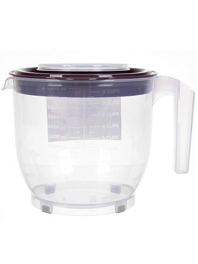 Кружка для миксера, пластик, 17х16 см, 2.2 л, в ассортименте, DDStyle, Дуня, 10200