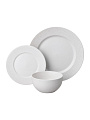 Сервиз столовый керамика, 12 предметов, на 4 персоны, Lefard, Saturn, 191-287, белый
