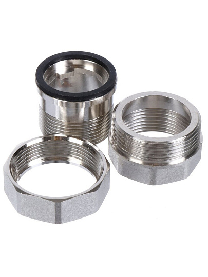 Американка 1" 1/4, г-ш, никель, прямая, STI