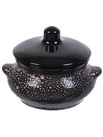 Горшок для запекания керамика, 0.5 л, Борисовская керамика, Мрамор Лакомка, МРМ14456851