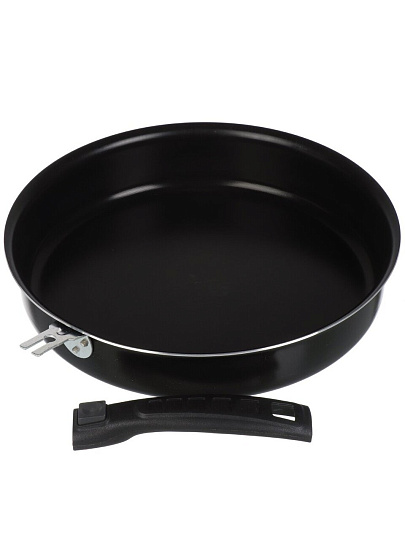 Сотейник алюминий, 28 см, антипригарное покрытие, крышка стекло, Vari, Лучшая цена, LCS73228/11, с крышкой, съемная ручка