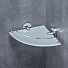 Полка для ванной стекло, настенная, угловая, РМС, A9011 - фото 2