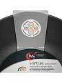 Кастрюля алюминий, антипригарное покрытие, 4.5 л, TVS, Virtus, CS480242910001, черная, индукция - фото 6
