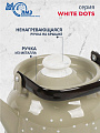 Чайник сталь, эмалированное покрытие, 3.5 л, ручка металлическая, ЛЗЭП, White dots, индукция, С-2713П2/8КсРч - фото 2