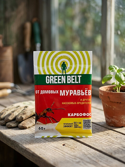 Инсектицид Карбофос, от муравьев, гранулы, 60 г, Green Belt