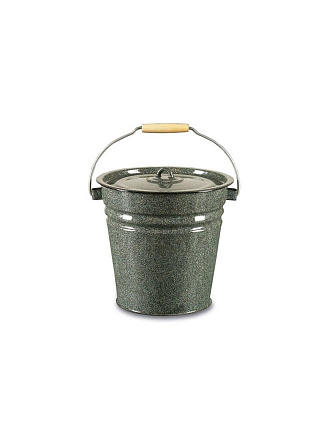 Ведро сталь, эмалированное, 12 л, с крышкой, в ассортименте, хозяйственное, СтальЭмаль, 2с28