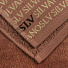 Набор полотенец 2 шт, 50х80, 70х130 см, 100% хлопок, 450 г/м2, Silvano, Европейский стиль, коричневый, надписи, Турция - фото 3