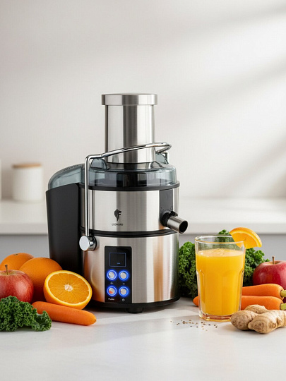 Соковыжималка электрическая Leonord, LE-1710, 800 Вт, 1.1 л, 5 скоростей, резервуар для мякоти 2 л