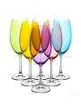 Бокал для вина, 510 мл, стекло, 6 шт, Bohemia, Milvus, цветная чаша, 91L/1SD22/0/D4642/510-662 - фото 2