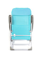 Кресло складное пляжное 60х60х112 см, голубое, сетка, 100 кг, Green Days, YTBC048-1 - фото 8