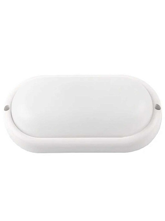 Светильник светодиодный, General Lighting Systems, ЖКХ Slim, 9 Вт, 6500 К, 760 Лм, IP65, 15.6х8.1х3.6 см, овальный, накладной, 437559