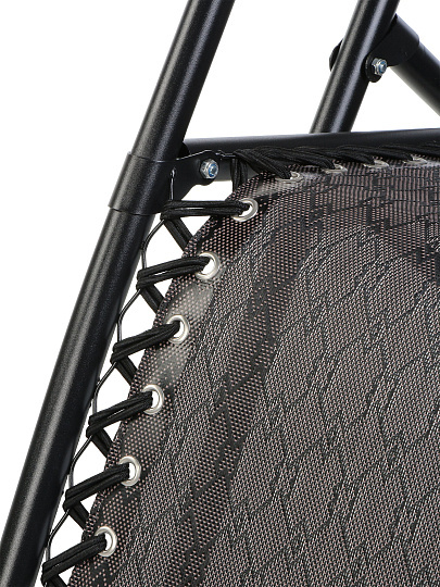 Шезлонг пляжный склад, мет-л, 175х67х110 см, 120 кг, корич