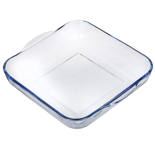 Форма для запекания стекло, 27.4х30х6 см, 2.9 л, квадратная, Daniks, 45024