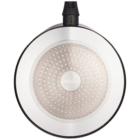 Сковорода блинная Agness премиум &quot;черное золото&quot; 24 см, инд дно, покр granit, pfoa free, 936-505