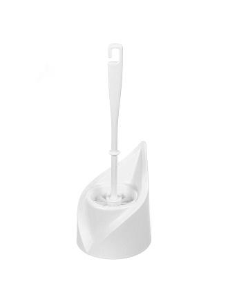 Ерш для туалета Мультипласт, Капля, напольный, пластик, белый, MPG960416/961680